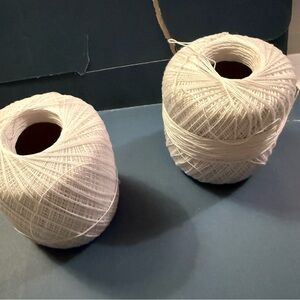 White Crochet Thread Yarn